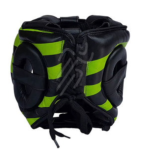 Protège-tête en cuir pour MMA et boxe avec design respirant, options personnalisables - Équipement d'entraînement de haute qualité - Product Image 4