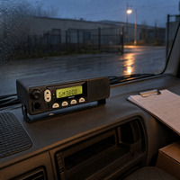 Radio mobile analogique UHF 438-470 MHz GM3688, émetteur-récepteur pour véhicule, 64 canaux, fonction d'appel rapide II, signalisation DTMF pour l'expédition de taxis