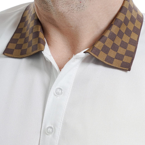 Short Sleeve Mens Plus Size Polo Shirt High Quality Breathable Solid Color Cotton <b>Classic</b> Business Casual Wear Polo Shirt Top - Product Image 6