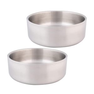 Bol à mélanger profond en acier inoxydable, durable, résistant à la rouille, pour la cuisine, le service et la préparation des aliments - Product Image 6