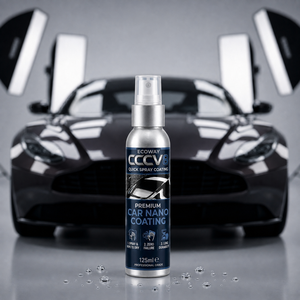 CCCV8 Quick Detailer SiO2 Polysilazane Ceramic <b>Spray</b> Coating 125ml Hydrophobic Car <b>Spray</b> +50% Gloss 9H Hardness Made in Taiwan - Product Image 1