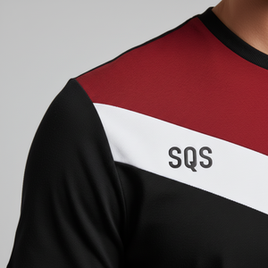 Échantillon personnalisé de t-shirt pour homme en gros |   T-shirt en polyester uni avec logo, impression à séchage rapide, commandes en gros - Product Image 3