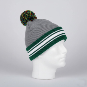 Gorro de Punto de Invierno Personalizado al por Mayor a Bajo Precio, Unisex, de Color Sólido, con Etiqueta Personalizada, Gorro Cálido Tipo Beanie con Jacquard - Product Image 4