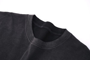 T-shirt Homme Vintage Délavé Personnalisé 100% Coton Coupe Oversize Décontracté Streetwear Manches Courtes Doux Respirant Tendance Été - Product Image 2