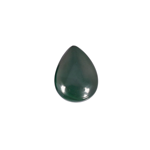 Malachite naturelle 12,66 carats 16x12mm forme poire pierre précieuse non montée - Product Image 5
