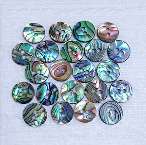 ชุดกระดุม4รูทำจากเปลือกหอยจริงสำหรับชุดสูทเบลเซอร์และเสื้อโค้ทแม่ของมุกสีขาวงาช้างตกแต่งเขาควายแท้ - Product Image 3