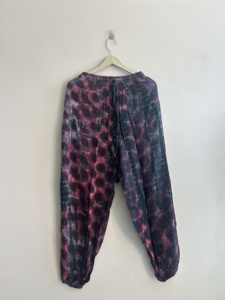 Pantalones Harem de Seda Estilo Gitano Indio, Pantalones de Yoga Cómodos, Pantalones de Pijama - Product Image 5