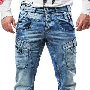 Pantalones Vaqueros de Doble Cintura para Hombre de Calidad Premium, Diseño de Cintura en Capas, Corte Relajado, Moda Urbana, Casual, para Uso Diario - Product Image 6