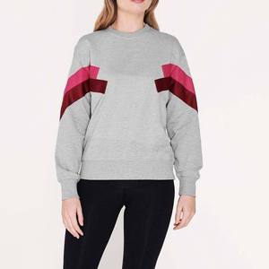 Sudaderas de Mujer de Color Sólido de Alta Calidad con Logotipo Personalizado, Sudadera para la Temporada de Verano, Mangas Largas, Camisetas Casuales Antiarrugas - Product Image 2