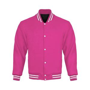 Blouson universitaire unisexe en coton à manches longues, respirant, en cuir de vachette et satin, personnalisable, vente en gros, design imprimé, grandes tailles - Product Image 5