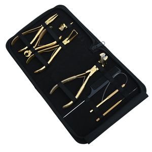 Professional Waterproof Hair Extension Tools Kit Stainless Steel Beads Remover <b>Crimp</b> Pliers Hair Cutting Styling <b>Set</b> Durable - Product Image 1
