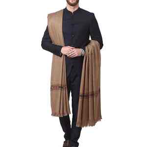 Châle en laine pour homme, doux, blanc, traditionnel, drapé, pour l'hiver, chaud, léger, OEM - Product Image 1