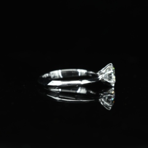 Anillos Clásicos de Plata de Ley 925 con Moissanita VVS D de 1 Quilate y 6 Garras, Certificados para Compromiso, Modelo HNJ587, Joyas Pahal, Superventas - Product Image 4