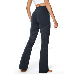 Latest Design Women <b>Flare</b> <b>Legging</b> Professional Manufacture Yoga <b>Legging</b> Best Quality Women <b>Flare</b> <b>Legging</b> - Product Image 3