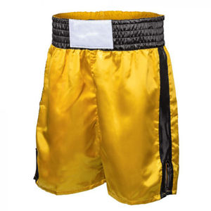 Shorts de Muay Thai pour hommes de haute qualité, couleur unie, style décontracté, taille élastique, poids léger, respirant, séchage rapide, vêtements d'entraînement - Product Image 1