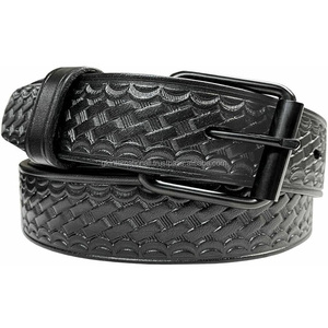 Cinturón de cuero argentino estilo occidental hecho a mano de 1.5 pulgadas, cinturón de lujo de cuero genuino de vaca con diseño floral con cuentas y tallado artesanal. - Product Image 6