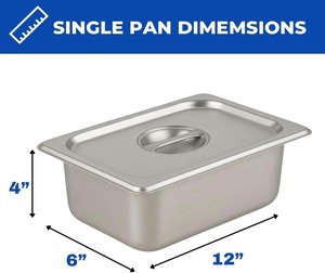 Deep Fryer <b>Cart</b> with 2 Baskets | 3 Gallon Single Tank | 2 Pan Steam Table | Portable 4 Wheel | Stainless Steel | Outdoor Propane - Product Image 6