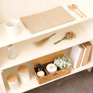 Cesta rectangular compartimentada de algas marinas, cesta de almacenamiento hecha a mano, venta al por mayor, ecológica, hecha en Vietnam - Product Image 6