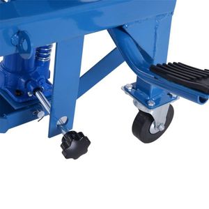 Sollevatore Idraulico a Forbice per Moto da 300 libbre con Pedana e Ruote per Cavalletti da Lavoro per Moto da Cross - Product Image 6