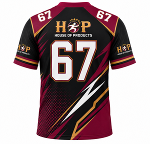 Professional Custom Men's American Football <b>Fan</b> Jersey Sublimated V-Neck Performance Sports Shirt Moisture Wicking Lightweight - Product Image 2