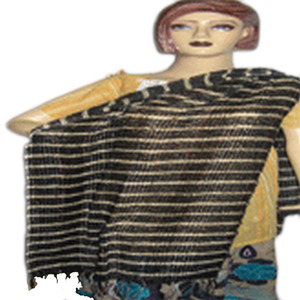 Women <b>Wool</b> Striped Reversible Shawl Long Autumn Daily Use Scarf Traditional <b>Wrap</b> - Product Image 1