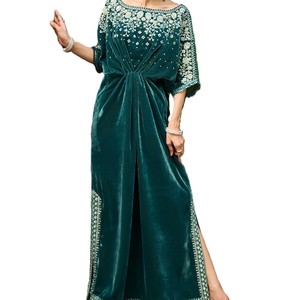 Vestido Kaftán al por Mayor, Ropa Larga y Holgada, Proveedor de Ropa, Fabricante, Fábrica de Producción de Prendas Personalizadas, Kaftán - Product Image 3