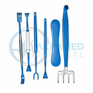 Juego de 6 Retractores Quirúrgicos Manuales Aislados, Instrumentos de Cirugía Plástica con Certificación CE, Retractores Reutilizables de Acero Inoxidable - Product Image 5