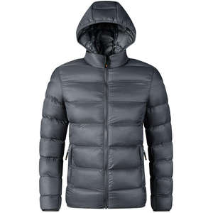 Custom <b>Men</b> Two Tone Puffer <b>Jacket</b> Quilted Winter Coat Logo Embroidery Private Label Wholesale Supplier USA <b>UK</b> Europe - Product Image 5