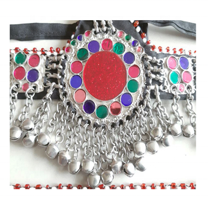 ชุดเครื่องประดับ Kuchi ชนเผ่าหญิงอัฟกานิสถานลดราคาต่ำ - Product Image 6