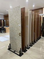 Porte d'entrée en bois massif MDF, couleur et taille personnalisées, ouverture latérale, étanche, pour appartement, hôtel, chambre à coucher