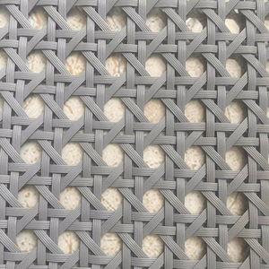 Vietnam Factory Supply <b>Plastic</b> Rattan Webbing Synthetic Cane <b>Mesh</b> for Outdoor Furniture Bulk Export Supplier - Product Image 1