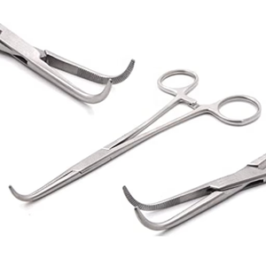Pinzas de Arteria Mixter Premium de Acero Inoxidable con Ángulo Recto de 90 Grados, Pinza Hemostática para Oclusión Vascular - Product Image 1