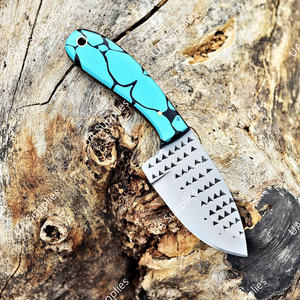 Cuchillo EDC de Acero Inoxidable de Grado Industrial para Herrador, con Hoja Fija de Punta Caída, Profesional para Caza, Camping y Uso Exterior - Product Image 3