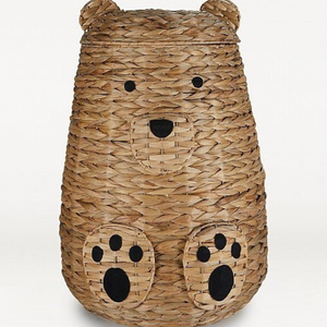 ตะกร้าใส่เสื้อผ้างานซักด้วยมือขนาดใหญ่ตะกร้าใส่ผักตบชวา - Product Image 1