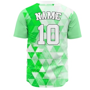 Camisetas de Béisbol Sublimadas Personalizadas OEM, Uniformes de Equipo, Jersey de Softbol al por Mayor - Product Image 2