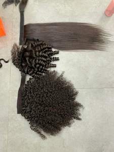 Extension de cheveux humains prix de gros queue de cheval de cheveux humains vietnamiens disponibles en longueur de 8 à 32 pouces - Product Image 2