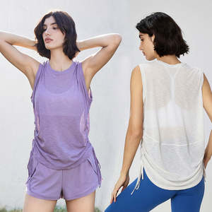 Camiseta sin mangas de algodón elástico de primera calidad para mujer – Top de moda estilo Y2K - Product Image 4