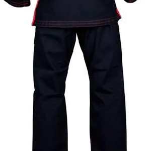 Kimono de Jiu Jitsu Brasileño para Hombre y Mujer con Chaqueta, Pantalones y Cinturón con Logotipo Frontal - 100% Algodón para Entrenamiento de Artes Marciales - Product Image 5