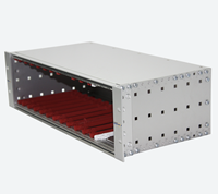 RDEKONO Polyrack Schroff Nvent Elma Boîtier d'amplificateur en aluminium pour équipement audio, vidéo et haut-parleurs