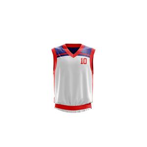 Ensemble de shorts et maillot de basket-ball unisexe avec logo personnalisé imprimé, respirant, 100 % polyester, antibactérien, de qualité supérieure - Product Image 2