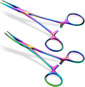 Juego de Hemostatadores Rainbow Ultimate de 6 Piezas, Instrumentos Quirúrgicos Manuales de Precisión Reutilizables, Certificación CE ISO13485 Clase - Product Image 3