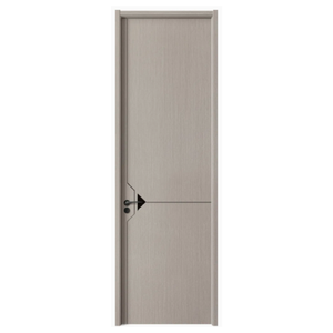 Porte en composite bois-plastique (WPC) à âme creuse de 40 mm d'épaisseur pour entrée, imperméable, ignifuge, insonorisée, anti-moisissure - Product Image 1