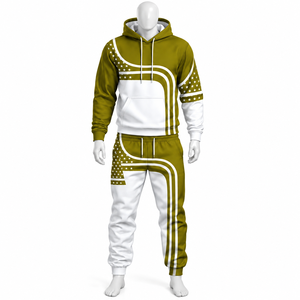 กางเกงขาสั้นออกแบบเองพร้อมโลโก้และชุดเซ็ตวินเทจผ้าฝ้าย 100% ซิปแบบ Unisex กางเกงวอร์มเนื้อหนา ชุดแทรคสูท ป้ายแบรนด์ สตรีทแวร์ - Product Image 5