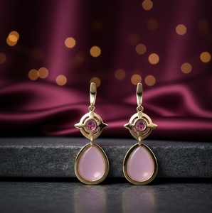 ต่างหูห้อยประดับเพชรสองเม็ด ดีไซน์หรูหรา เงินแท้ 925 ชุบทอง 18K เหมาะสำหรับงานปาร์ตี้ งานแต่งงาน ต่างหูแฟชั่นสวยงาม ของขวัญเครื่องประดับชั้นดีสำหรับเธอ - Product Image 4