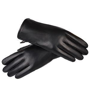 New Style Custom Design Thermal Touchscreen Leather <b>Gloves</b> for <b>Men</b>-Winter Ski Sports Breathable Eco-Friendly - Product Image 3