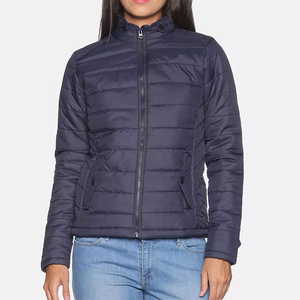 เสื้อแจ็คเก็ตแฟชั่นผู้หญิงแบบพองตัวสำหรับฤดูหนาว อุ่น น้ำหนักเบา กันน้ำ กันลม เหมาะสำหรับใส่ลำลองกลางแจ้ง รับผลิตแบบ OEM - Product Image 1