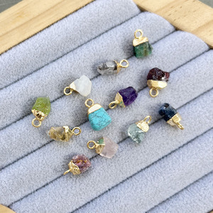 จี้พลอยทับทิมทำมือ |   คริสตัลสีแดงหยาบแบบดิบ |   อุปกรณ์เครื่องประดับ - Product Image 6