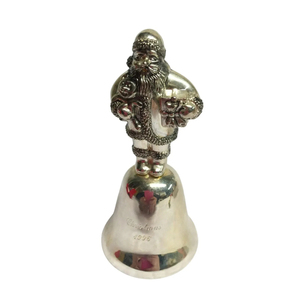 Campana Colgante de Latón Dorado Personalizable con Grabado, Forma de Santa Claus, para Decoración del Hogar o Iglesia, Manualidades Metálicas - Product Image 2