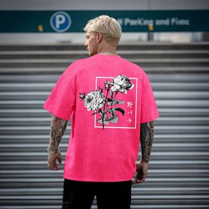 เสื้อยืดพิมพ์ลายวินเทจฟอกสี ผู้ชาย ผ้าฝ้ายทรงโอเวอร์ไซส์ แฟชั่น รับผลิตแบบ OEM ODM เสื้อยืดพิมพ์ลาย DTG คุณภาพพรีเมียม มีจำหน่าย - Product Image 6