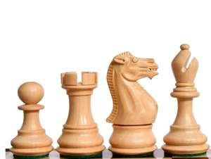 Jeu d'échecs Staunton Premium Série Joueur, pièces en Sheesham et Bois de Boxwood, Roi de 3,0 pouces, 2 Reines supplémentaires à prix avantageux - Product Image 3